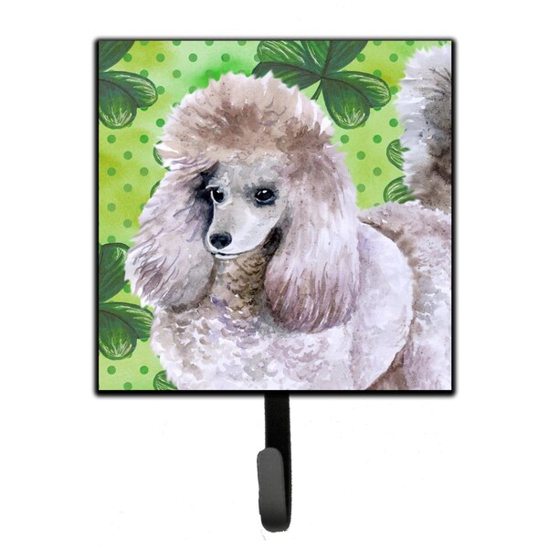 Carolines Treasures Poodle St.Patricks Leash or Key Holder BB9839SH4 - main